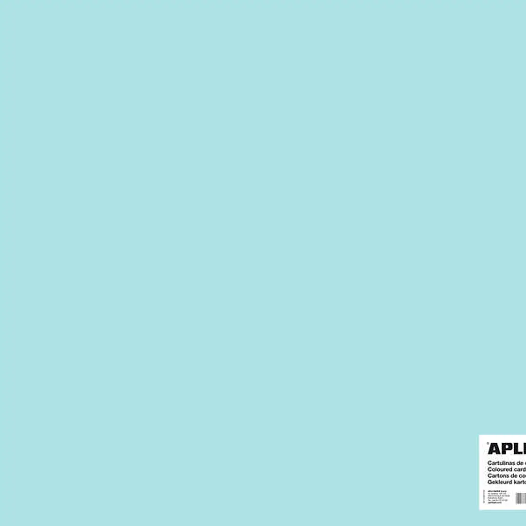 Apli Cartulina Azul Claro 50 x 65cm 170g 25 Hojas 1