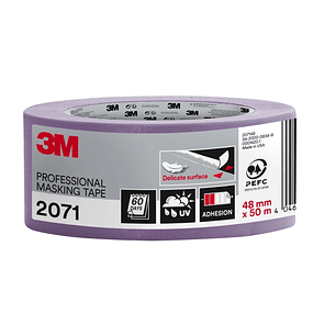 3M Cinta de Enmascarar para Superficies Delicadas - 48mm x 50m - Color Lavanda