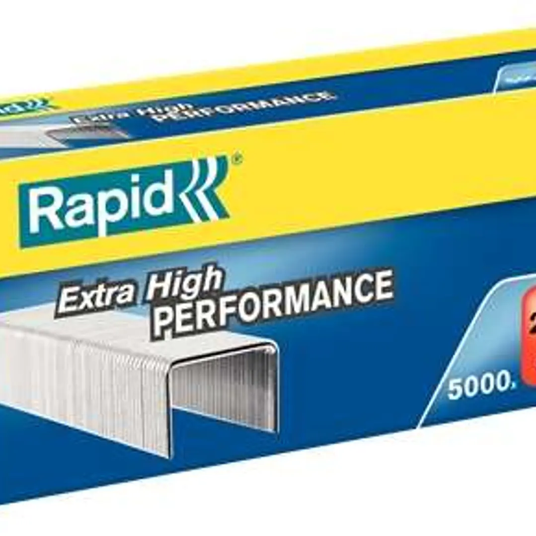 Rapid Super Strong Caja de 5000 Grapas 26/8+ - Hasta 50 Hojas - Alambre Galvanizado Superreforzado - Patilla de 8,5mm 1