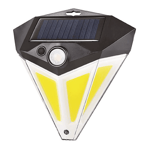 Elbat Aplique Led Solar - 200LM - Luz Fria 6500K - Sensor de movimiento - Bateria 1200mAh