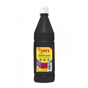 Jovi Tempera Paint Tempera Liquida 1000ml - Base Agua - Lista para Usar - Alto Poder Cubriente - Secado Rapido - Excelente Rendimiento - Facil Aplicac