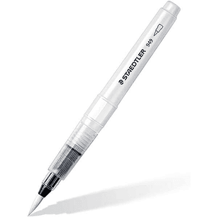 Staedtler Design Journey 949 Pincel de Agua - Llenado con Agua para Mezclar - Punto de Nylon - Valvula para Controlar Flujo de Agua