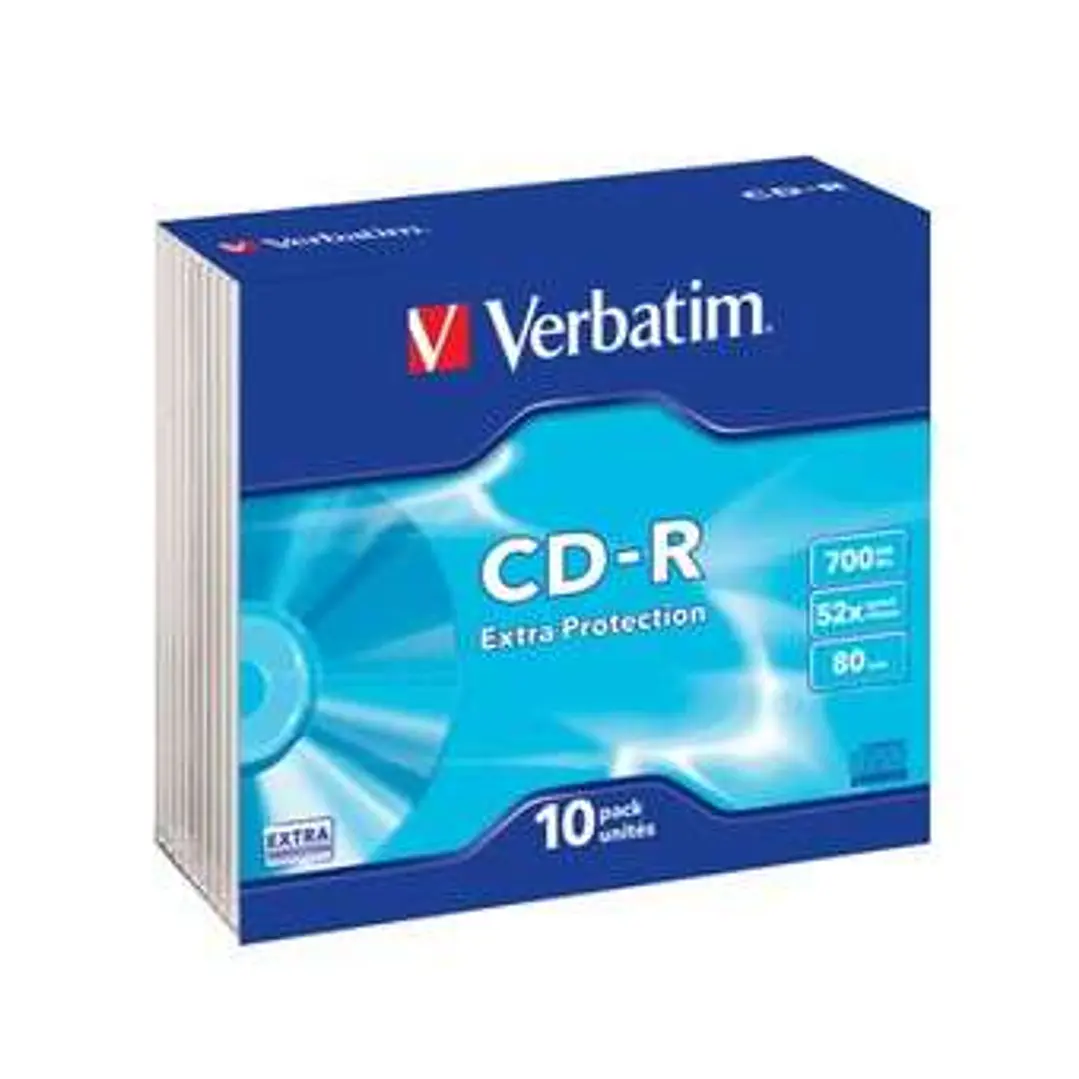 Verbatim CD-R 700MB Caja (Pack 10 Uds) 1