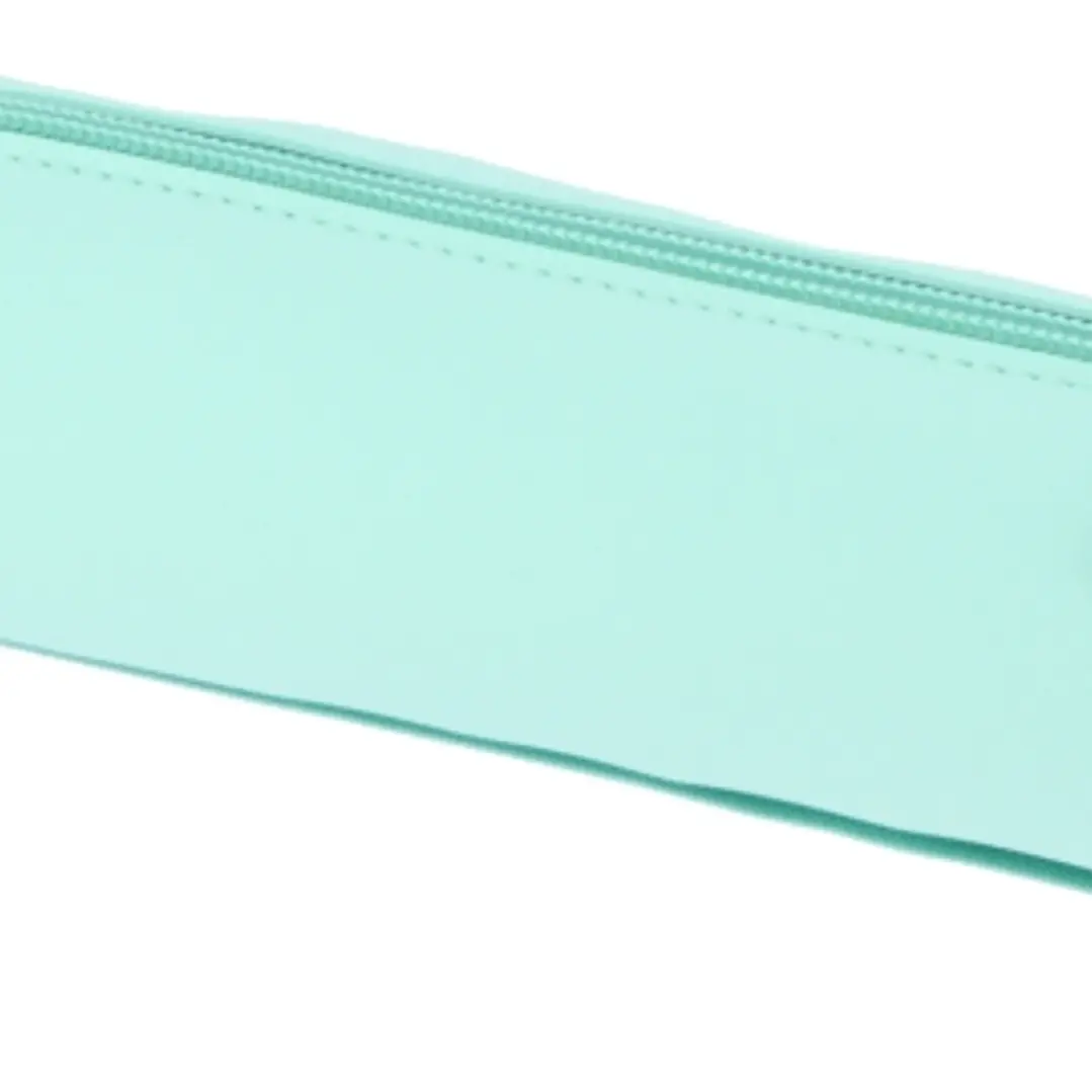 Oxford Live & Go Estuche Cuadrado Pequeño - Material Acolchado - Goma Elastica para unirlo al Cuaderno - Color Azul 1