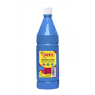 Jovi Tempera Paint Tempera Liquida 1000ml - Base Agua - Lista para Usar - Alto Poder Cubriente - Secado Rapido - Excelente Rendimiento - Facil Aplicac