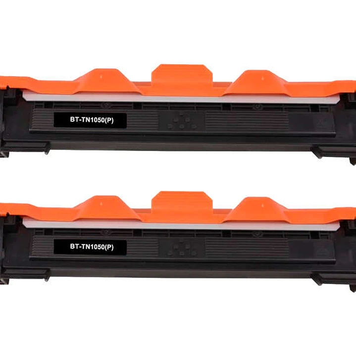 Brother TN1050 Negro Pack de 2 Cartuchos de Toner Genericos 1