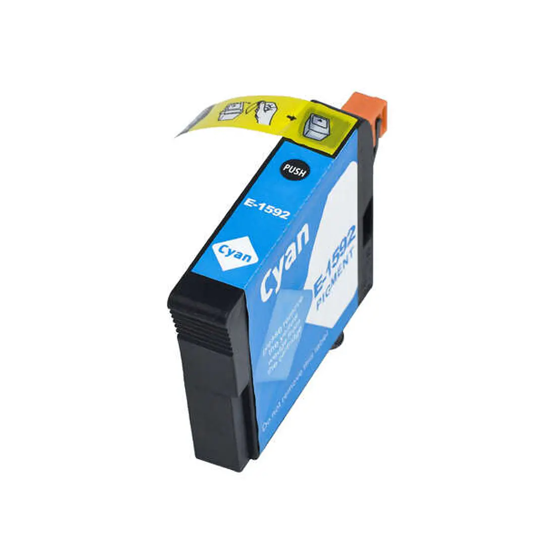 Epson T1592 Cyan Cartucho de Tinta Pigmentada Generico - Reemplaza C13T15924010 1