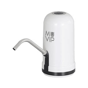 Muvip MV0636 Dispensador de Agua Portatil - Adaptadores para Garrafas de Hasta 20 Litros - Bateria Recargable - Compacto - Indicador LED