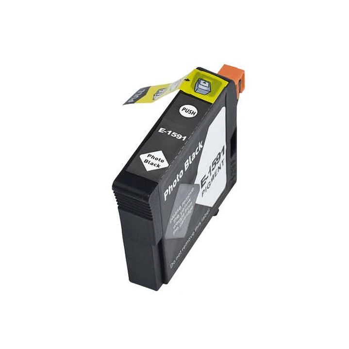 Epson T1591 Negro Photo Cartucho de Tinta Pigmentada Generico - Reemplaza C13T15914010 1