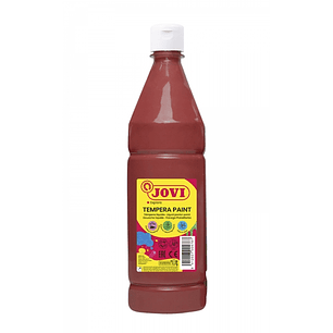 Jovi Tempera Paint Tempera Liquida 1000ml - Base Agua - Lista para Usar - Alto Poder Cubriente - Secado Rapido - Excelente Rendimiento - Facil Aplicac