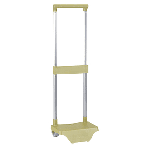 Safta Carro Portamochilas - Sujecion Universal - Ruedas de PVC - Material Resistente - 26x10x34cm - Color Verde