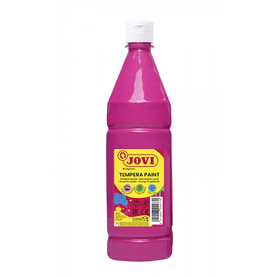 Jovi Tempera Paint Tempera Liquida 1000ml - Base Agua - Lista para Usar - Alto Poder Cubriente - Secado Rapido - Excelente Rendimiento - Facil Aplicac