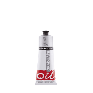 Daler Rowney Graduate Pintura al Oleo - Tubo de Aluminio - 220ml - Color Plata
