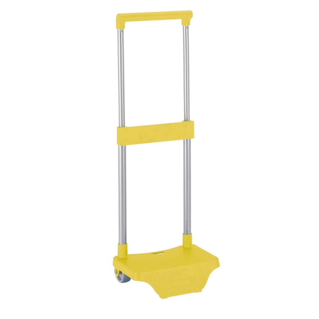 Safta Carro Portamochilas - Sujecion Universal - Material Resistente - Modelo Patentado - 26x10x34cm - Color Amarillo 1