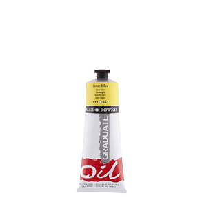 Daler Rowney Graduate Pintura al Oleo - Tubo de Aluminio - 220ml - Color Amarillo Limon