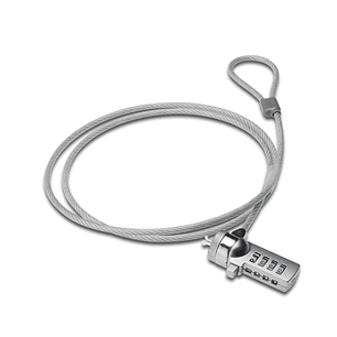 Ewent EW1241 Candado para Portatil con Combinacion - cable 1.5m - Color Plata