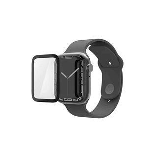 Hama Super Hybrid Protector de Pantalla para Apple Watch - 44mm - Antihuellas - Flexiglas rPET - Color Transparente