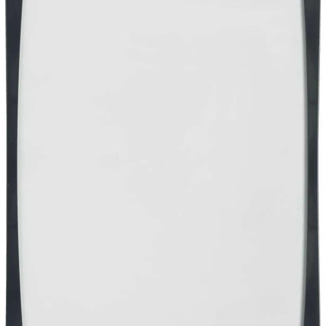 Nobo Mini Pizarra Magnetica con Marco Arqueado 215x280 - Elegante Diseño Plateado y Negro - Almohadillas Adhesivas e Imanes Incluidos - Blanco 1