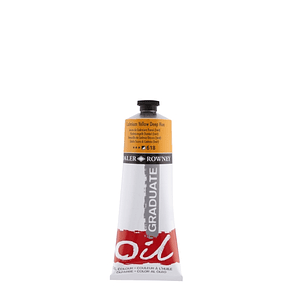 Daler Rowney Graduate Pintura al Oleo - Tubo de Aluminio - 220ml - Color Amarillo de Cadmio Profundo