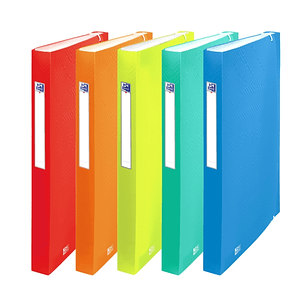 Oxford Urban A4+ Clasificador  de 8 Posiciones - Tapa de Plastico Translucido - Ideal para Organizar Documentos - Incluye Eiquetas para los Separadore