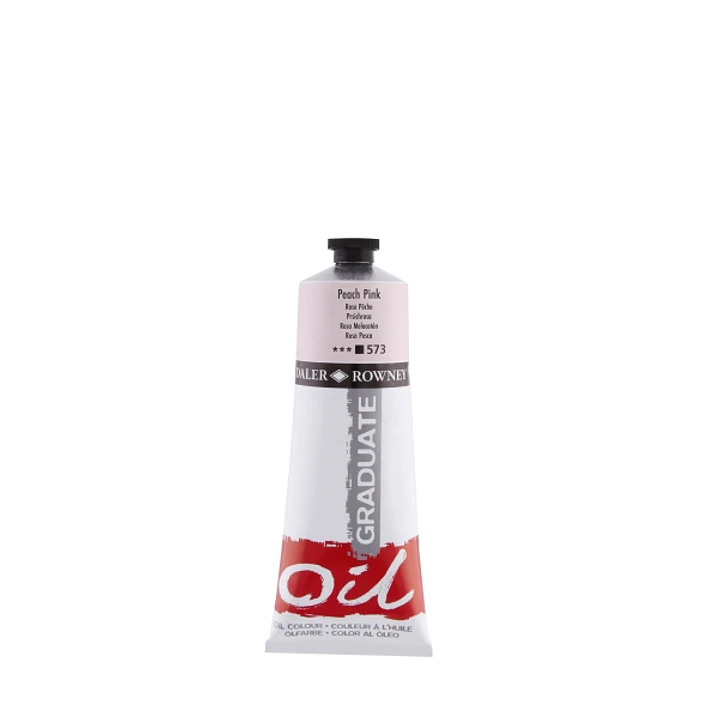 Daler Rowney Graduate Pintura al Oleo - Tubo de Aluminio - 220ml - Color Rosa Melocoton 1