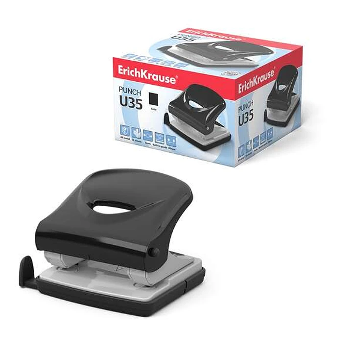 Erichkrause U35 Perforadora - Perfora Hasta 35 Hojas - Cuerpo y Mecanismo de Acero - Garantia de 2 Años - Color Variado 1
