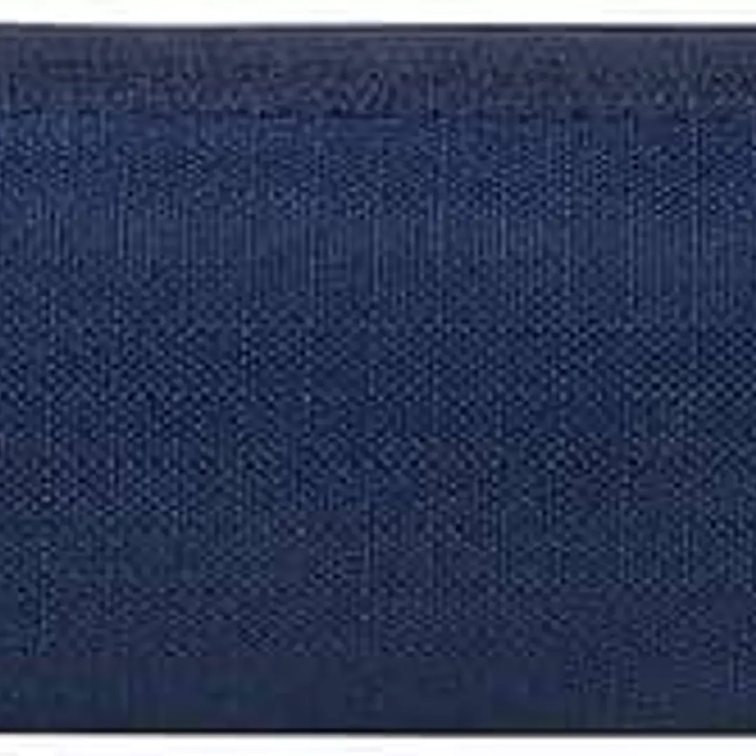 Milan Serie 1918 Estuche Mini Redondo - Tejido Resistente a las Roturas y Rasgaduras - Medidas 20,5x4,5x5cm - Color Azul Oscuro 1