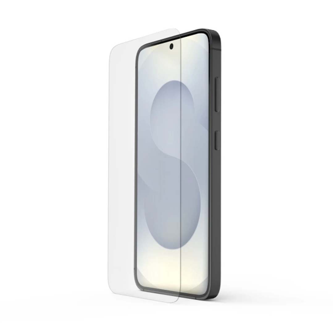 Hama Clear Protect Protector de Pantalla para Samsung Galaxy S25 - Antihuellas - Vidrio de Seguridad - Grado de Dureza 9H - Color Transparente 1