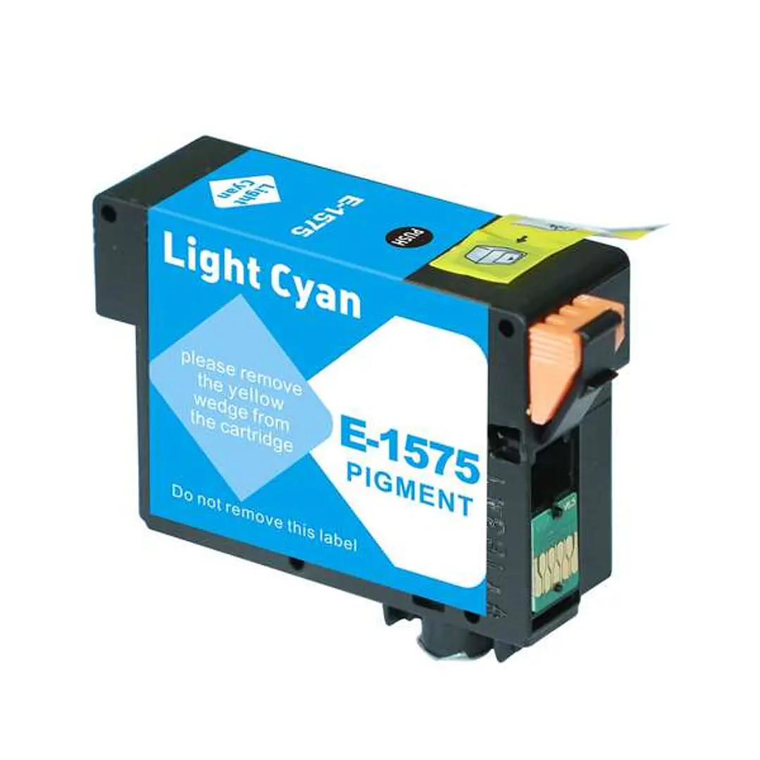 Epson T1575 Cyan Light Cartucho de Tinta Pigmentada Generico - Reemplaza C13T15754010 1