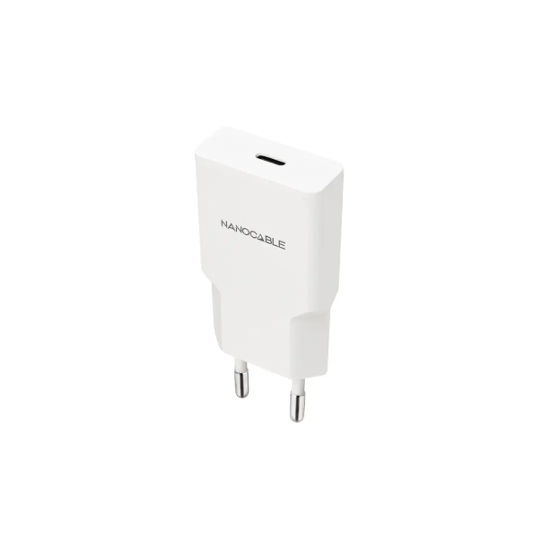 Nanocable Cargador de Pared USB-C/PD 30W - Color Blanco 1