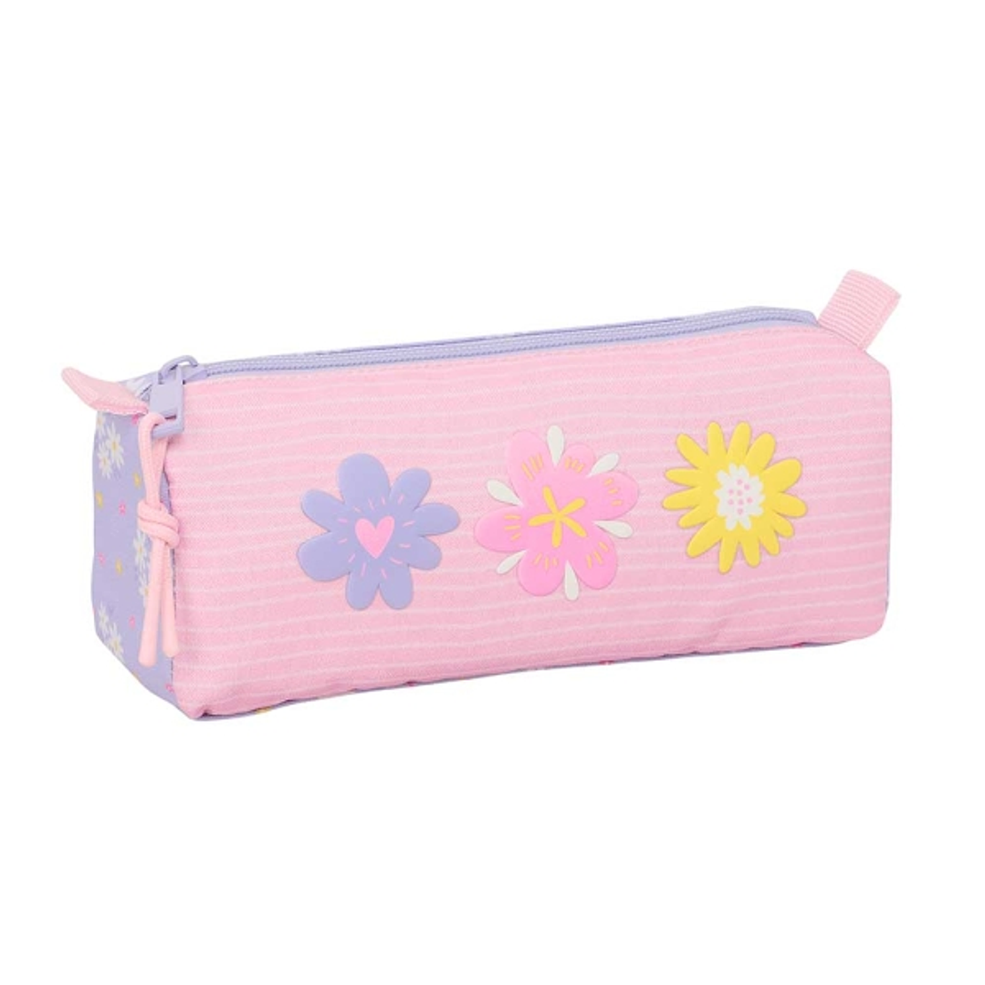 Safta Bouquet Portatodo - Cremallera - 1.20L - 210x70x80mm - Color Rosa Pastel 1