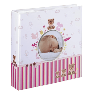 Hama Moni Album de Fotos - Capacidad para 200 Fotos 10x15cm - Insercion Lateral - Tapa Plastificada - 22.5x22cm - Multicolor