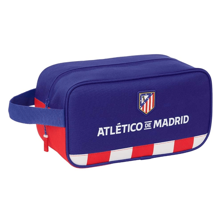 Safta Atletico de Madrid Zapatillero - Asa Lateral - 6L - Resistente - 290x140x150mm - Color Azul Marino 1