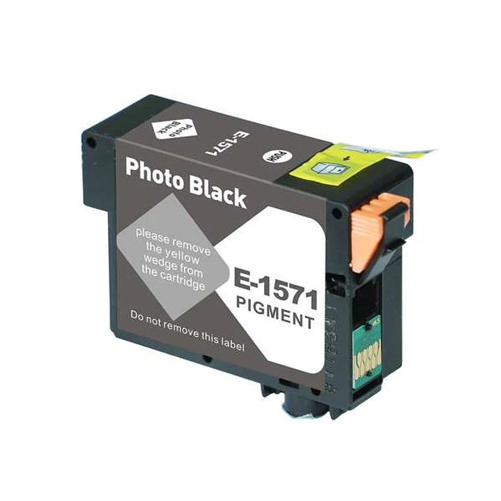 Epson T1571 Negro Photo Cartucho de Tinta Pigmentada Generico - Reemplaza C13T15714010 1