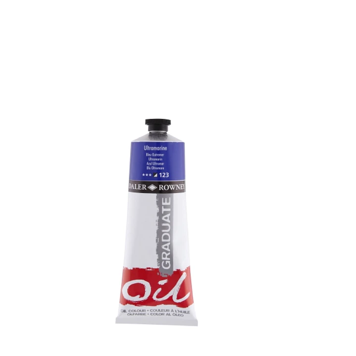 Daler Rowney Graduate Pintura al Oleo - Tubo de Aluminio - 220ml - Color Azul Ultramarino 1