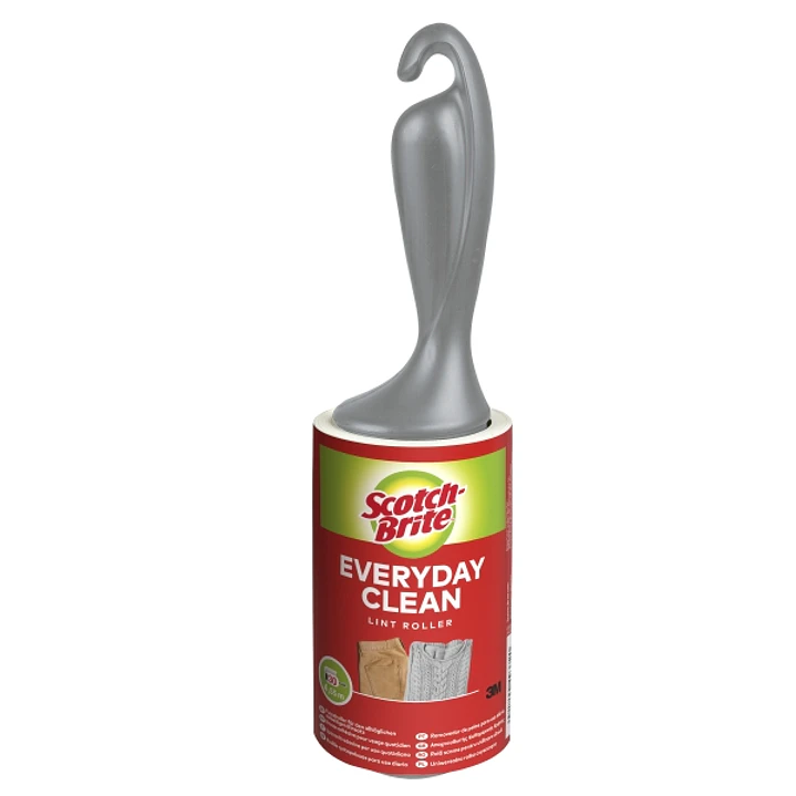 Scotch-Brite Everyday Clean Rodillo Quitapelusas Adhesivo - 30 Hojas - Color Negro 1