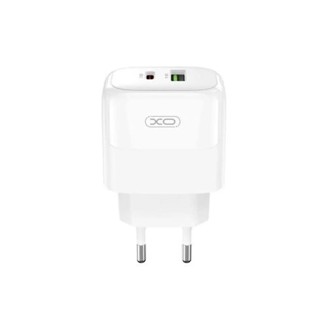 XO L138 Cargador de Pared 30W - USB-C y USB-A - Color Blanco 1