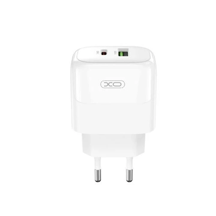 XO L138 Cargador de Pared 30W - USB-C y USB-A - Color Blanco 1