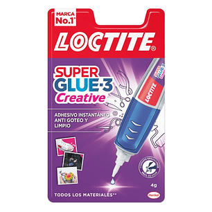 Loctite Superglue-3 Creative Pen 4Gr - Adhesivo Universal en Forma de Boligrafo - Aplicacion Gota a Gota Precisa y Limpia - No Gotea - Fuerza de Union