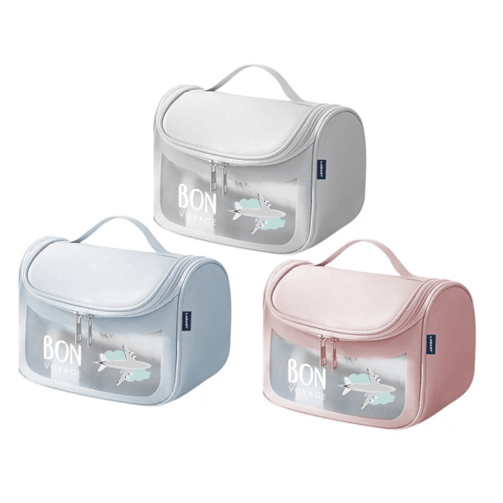 Lagart Neceser de Viaje - Bolsillo Interior - Asa de Transporte - Fabricado en PVC Facil de Limpiar - Medidas 22x19x16cm - Colores Surtidos 1