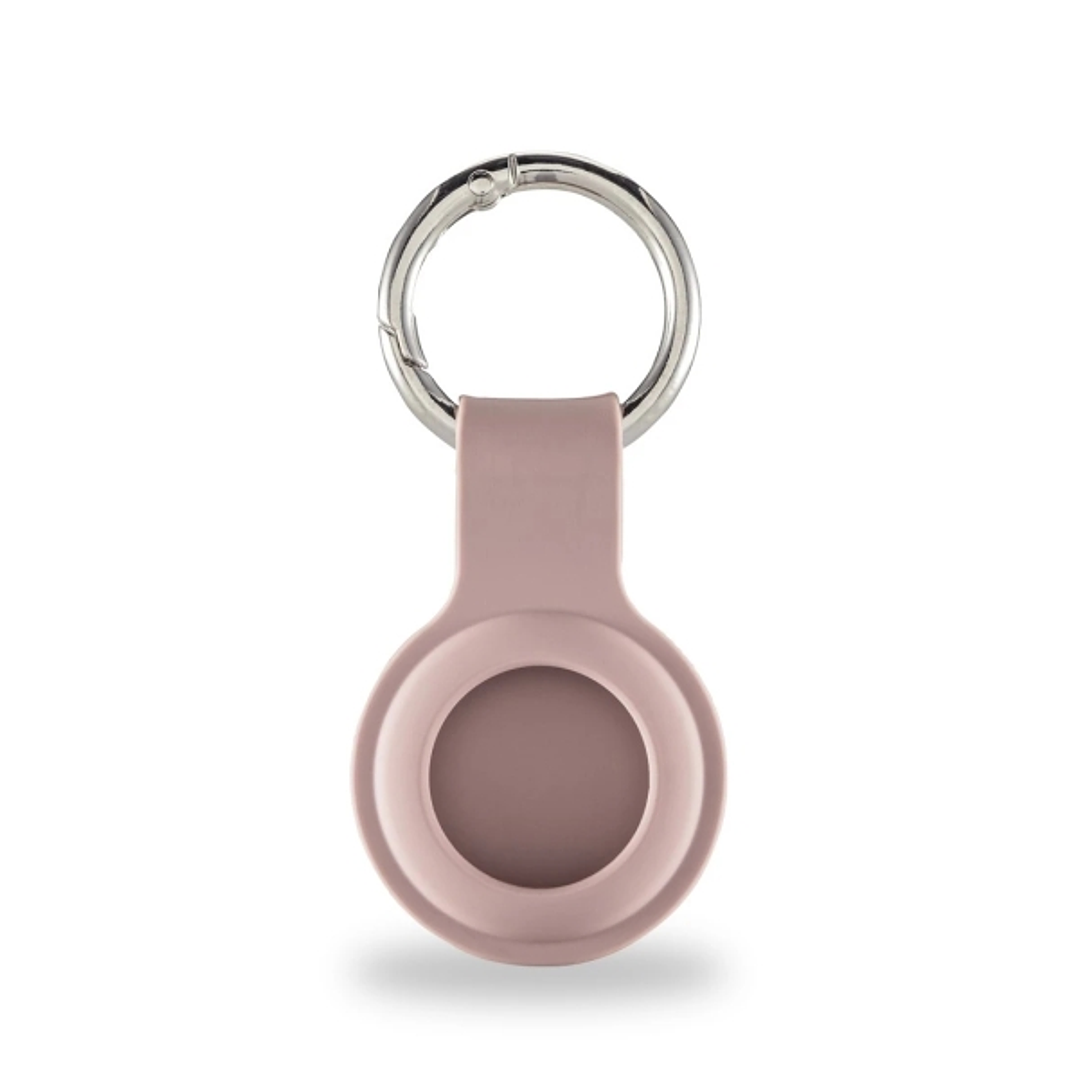 Hama Essential Funda para AirTag - Silicona Antiadherente - Color Rosa 1