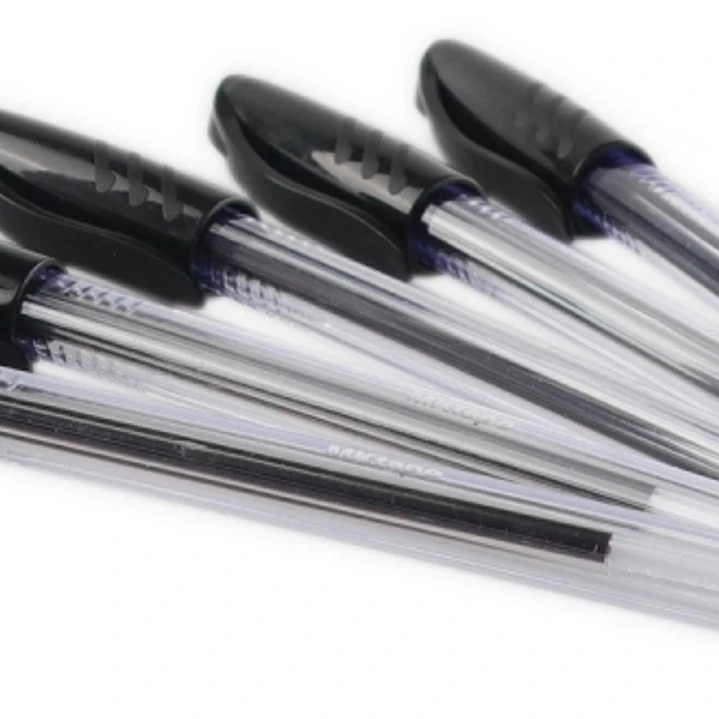 MKtape Pack de 36 Boligrafos Triangulares de Bola - Punta Redonda de 1.0mm - Escritura Suave - Color Negro 1