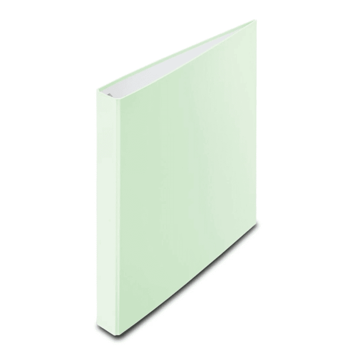 Hama Carpeta de 4 Anillas Lomo de 39mm - Tapa Plastificada - 29x32.5cm - Color Menta 1