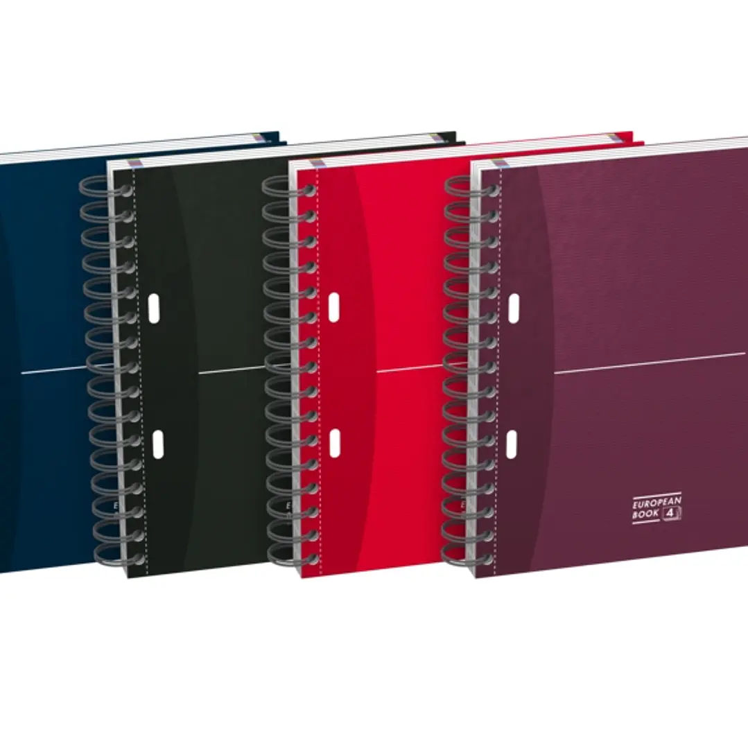 Oxford Office Essentials Europeanbook A5+ Tapa Extradura - 100 Hojas - Tamaño 4 5x5 - Colores Surtidos 1