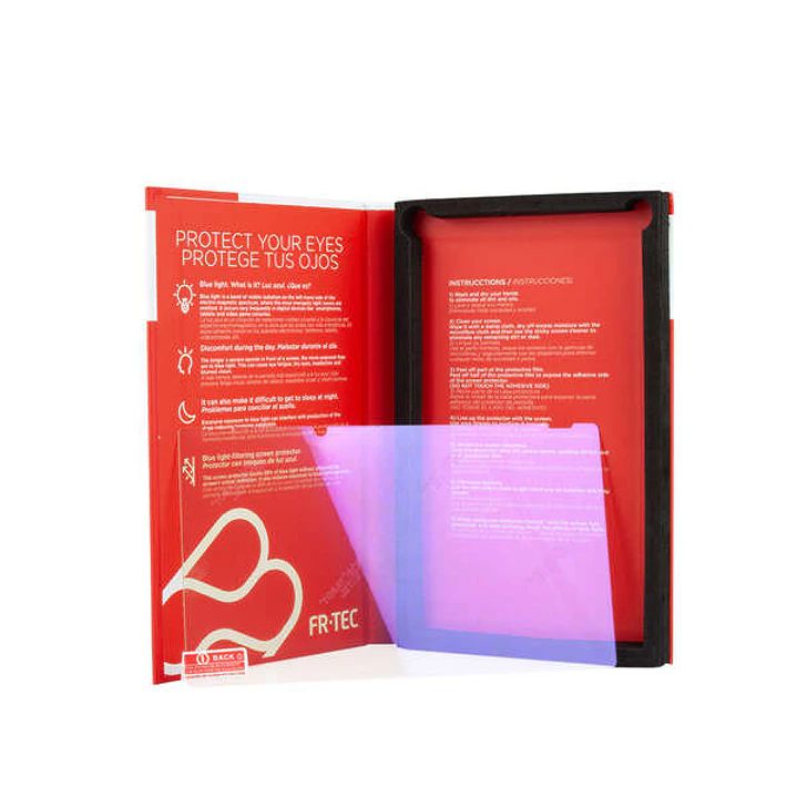 FR-TEC Cristal Templazo Anti Luz Azul para Nintendo Switch - Dureza H9 - Filtro de Luz Azul - Bloqueo Del 98% de Radiacion Azul - Prevencion de Fatiga 1