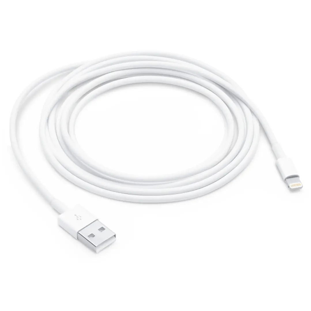 Apple Cable Lightning a USB-A - Longitud 0.50m - Color Blanco 1