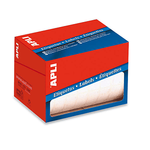 Apli Rollo Etiquetas Blancas Permanentes 81.0 x 110.0mm