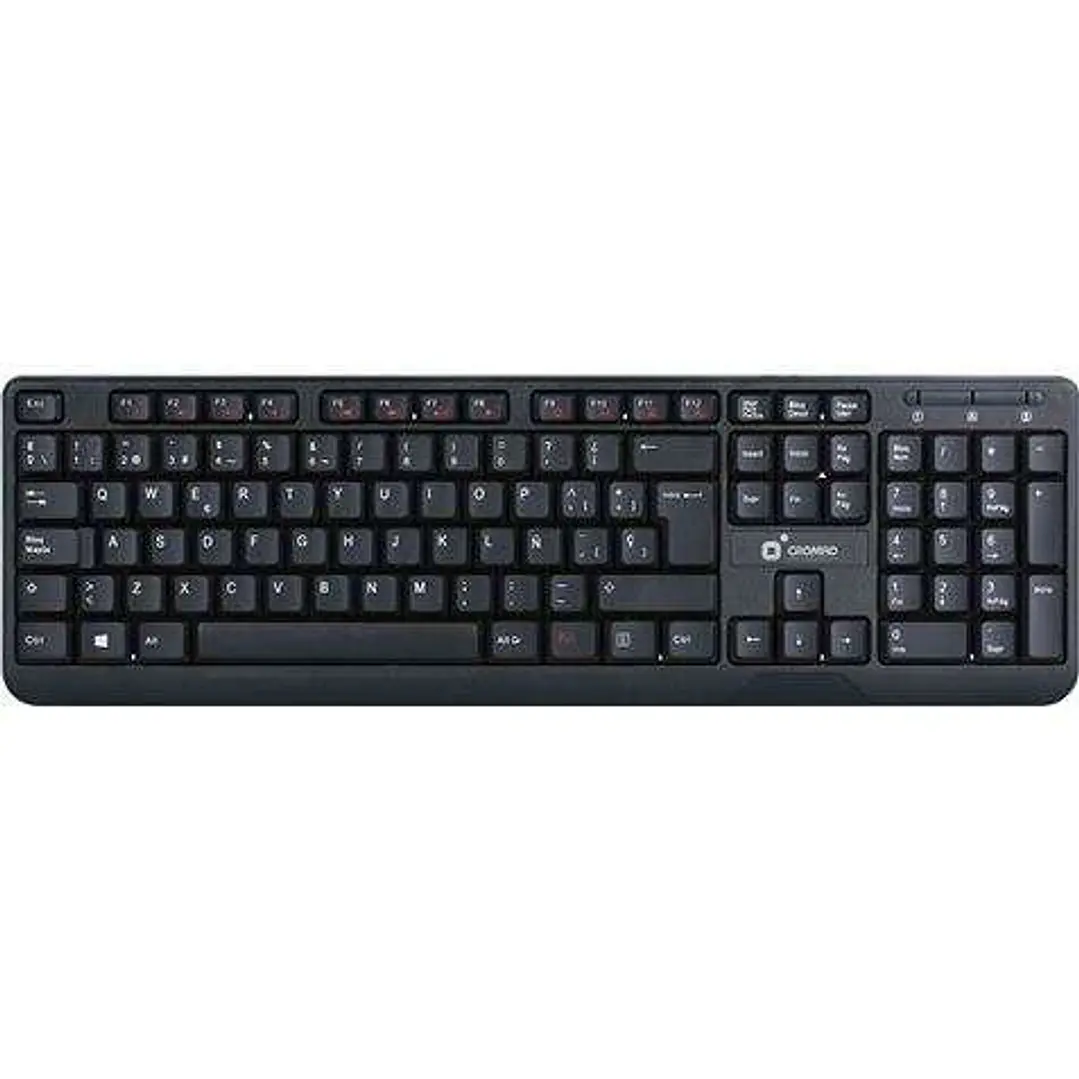 Cromad T50 Teclado Multimedia USB - Teclas FN + Multimedia - Diseño Extrafino y Tacto Suave 1