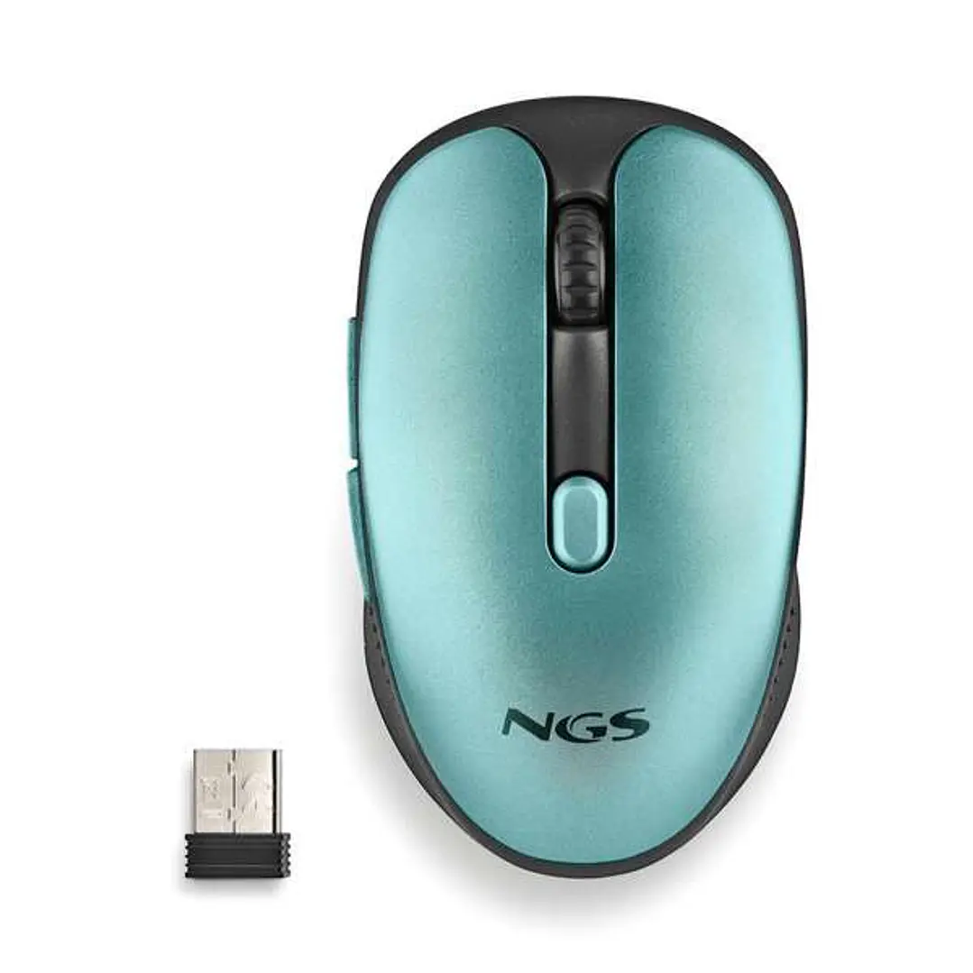 NGS Evo Rust Ice Raton Inalambrico USB 1600dpi - 5 Botones - Recargable - Uso Diestro 1