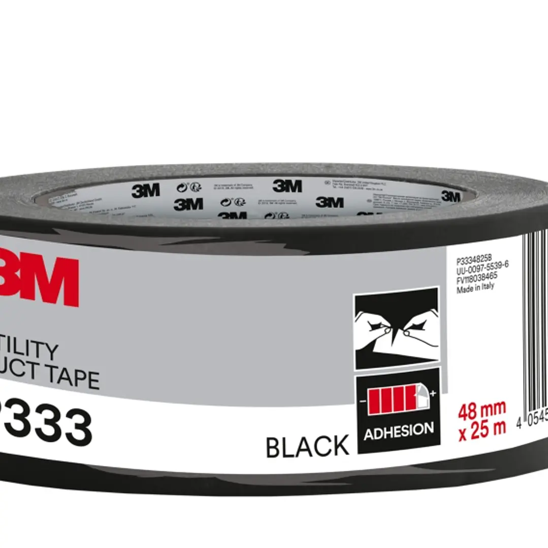 3M Cinta Adhesiva Americana - 48mm x 25m - Color Negro 1